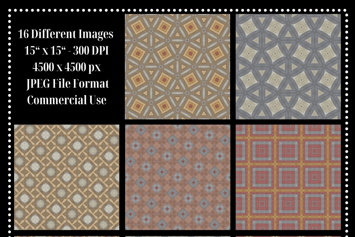 Liquid Metal Watercolor Patterns, a Pattern Graphic by Gen Aumonier (Photo 3 of 7)