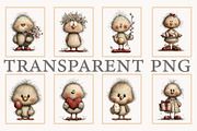 Whimsical Easter Chick Clipart, an Illustration by Designworld (Thumbnail 8 of 10)