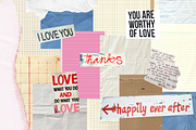 Love me - Collage Pack, an Object Graphic by Ann Creative (Thumbnail 3 of 12)