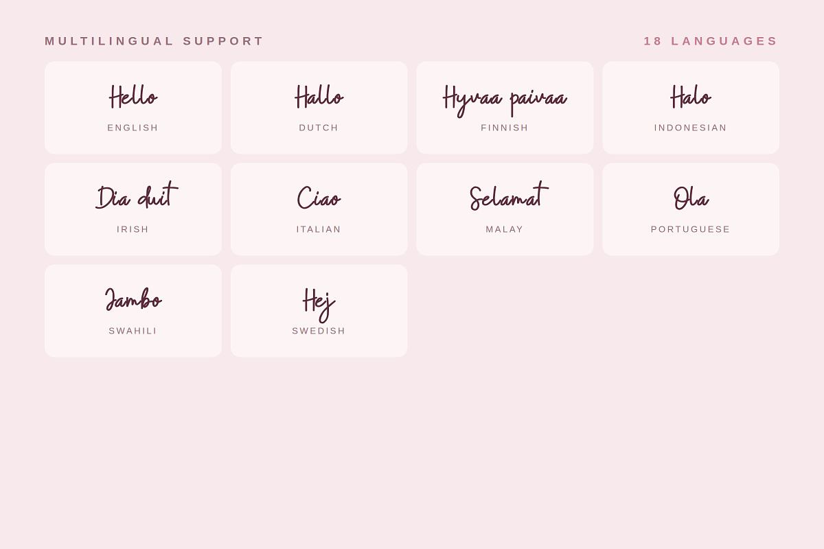 Senja Jingga – Script, a Script Font by Gookkis Studio (Photo 4 of 12)