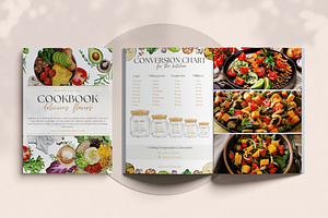 Recipe Cookbook Ebook Template Canva