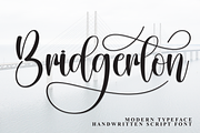 Bridgerton | Script Font, a Handwritten Font by Scratchones (Thumbnail 1 of 9)