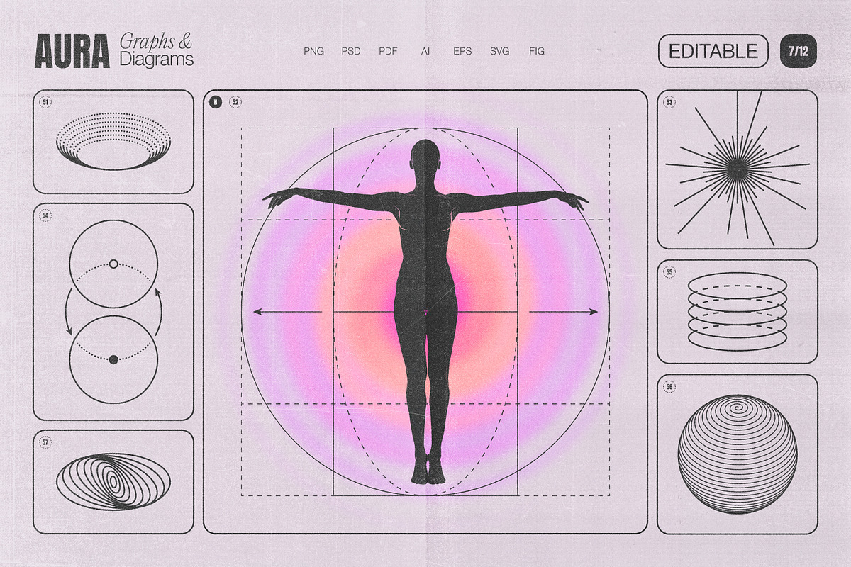 Aura Energy Flow - Mindful Graphics, an Object Graphic by Samolevsky (Photo 16 of 29)