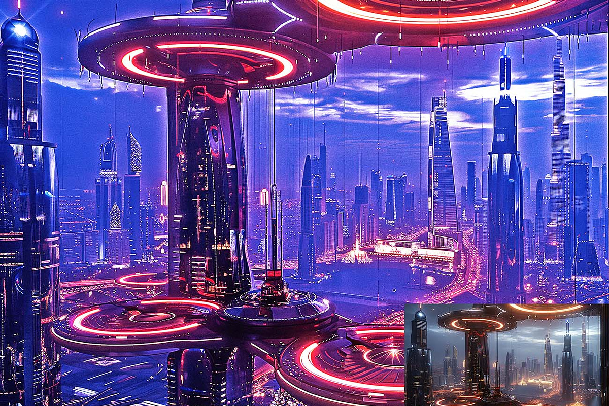 Cyberpunk Style Artwork Ps Action, an Action Add-On by Studio Retouch (Photo 7 of 14)