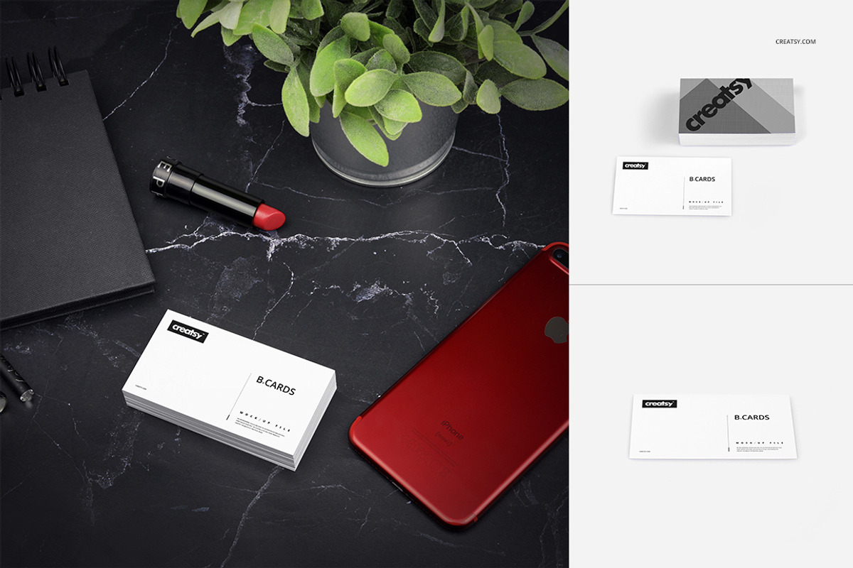 Business Cards Mockup Set, a Print Template by creatsy4 (Photo 7 of 11)