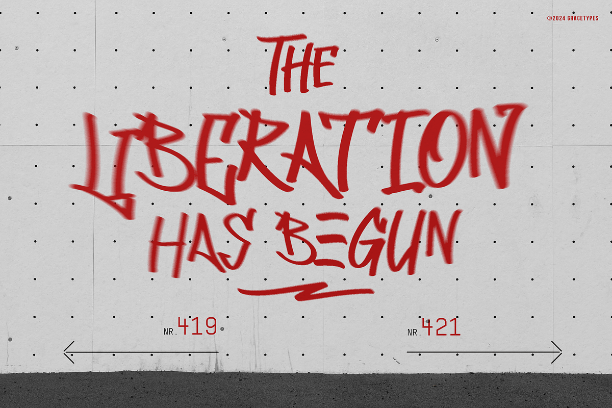 Zens King | Graffiti Marker, a Handwritten Font by gracetype_studio (Photo 2 of 12)