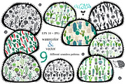 Сactus set, an Illustration by maritime_m (Thumbnail 2 of 5)