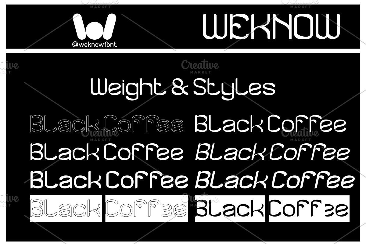 Black Coffee font, a Font by weknow (Photo 8 of 8)