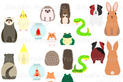10 pet animals front&back bundle, a Graphic by dogsinarow (Thumbnail 2 of 3)