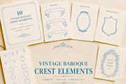 Vintage Baroque Clipart, an Object Illustration by HeavensStar (Thumbnail 8 of 9)