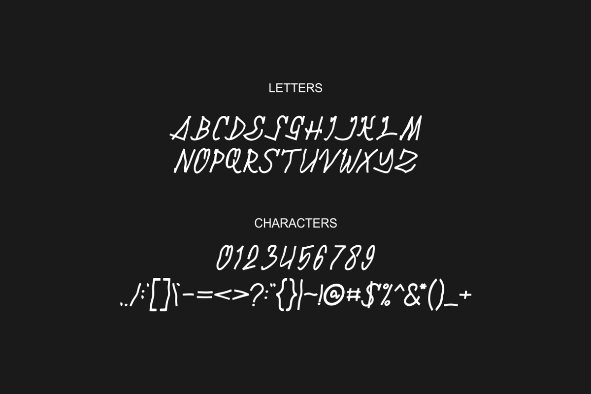 Designer Handal - Font, a Handwritten Font by artchiles_design (Photo 4 of 5)