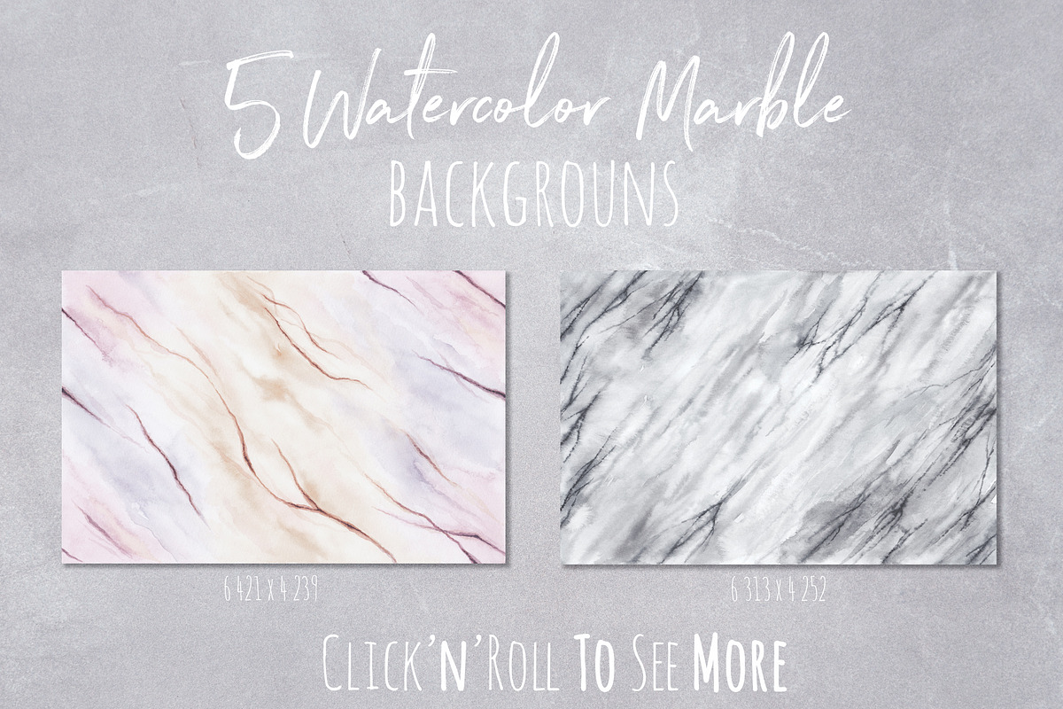 Watercolor Marble patterns, a Pattern Graphic by Bigio Designs (Photo 5 of 6)