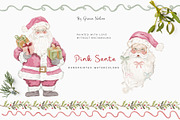Watercolor Christmas Floral Bows, a Decorative Illustration by Grace Noboa Illustrations (Thumbnail 5 of 24)