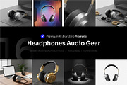 Headphones & Audio Gear AI Prompt, a Technology Photo by cidcud_graphic (Thumbnail 1 of 2)