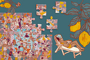 Swimming pool wimmelbook, a Person Illustration by Carpet Tapete Pretzel (Thumbnail 9 of 10)