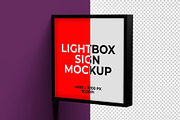 Lightbox Sign Mockup, an Advertising Mockup by Medialoot (Thumbnail 6 of 7)