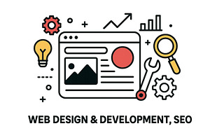 Creative vector illustration of web, a Technology Illustration by ZinetroN