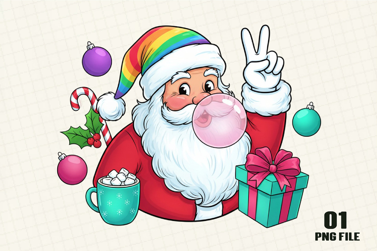 Christmas Illustration With Santa, an Illustration by DreamCafeArt (Photo 1 of 4)