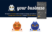 Artic Wise Owl Logo Design, a Branding & Logo Template by Manudesign (Thumbnail 2 of 3)