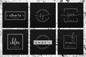 Elegant Logo BUNDLE / Canva Editable