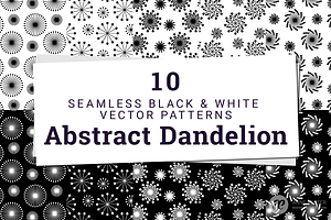 10 Abstract Dandelion Patterns