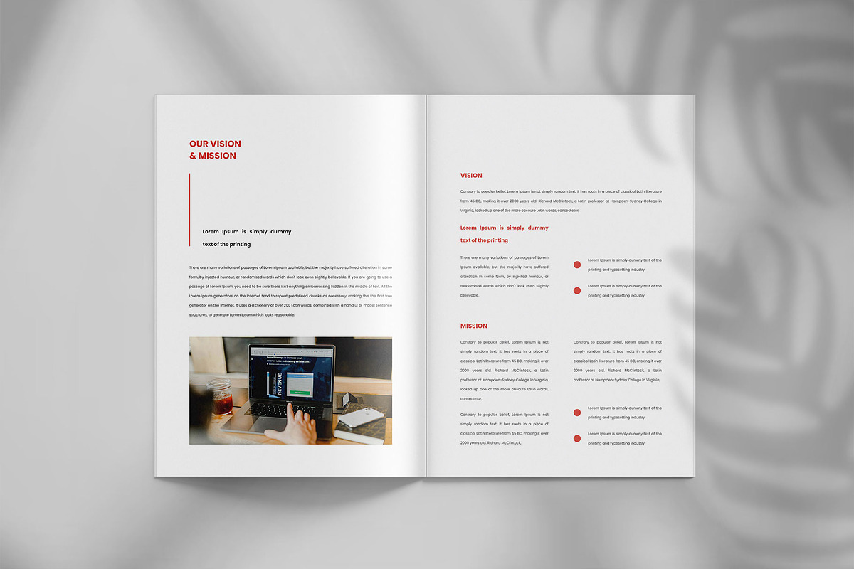 Annual report brochure template, a Brochure Template by Tanmoy Topu (Photo 6 of 12)