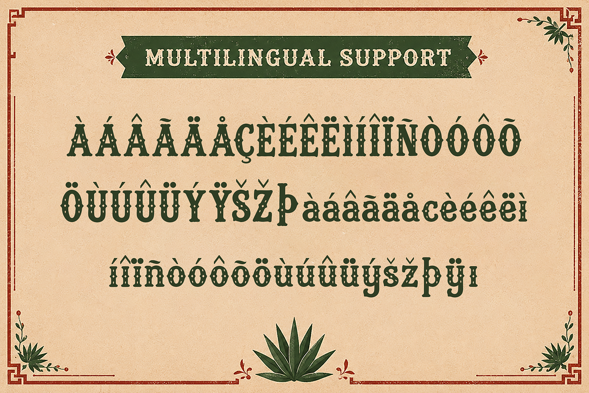 Fiesta Mexico - Mexican Display Font, a Serif Font by overlaytemplates (Photo 5 of 5)