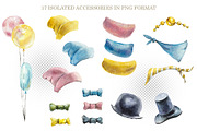 Watercolor Pingwins, an Animal Illustration by Budogoshch (Thumbnail 3 of 6)