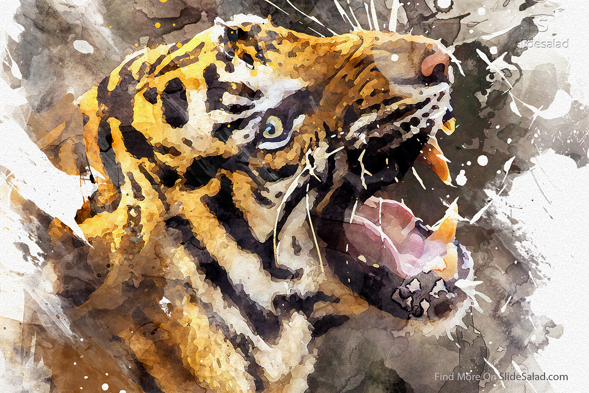 #1 Watercolor Photoshop Mock-ups, an Action Add-On by SlideSalad (Photo 35 of 44)