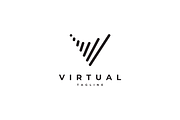 Virtual Letter V Logo Design, a Branding & Logo Template by yopie (Thumbnail 4 of 4)