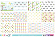 Spring Digital Paper Pack, a Pattern Graphic by Lapeticrafter (Thumbnail 2 of 5)