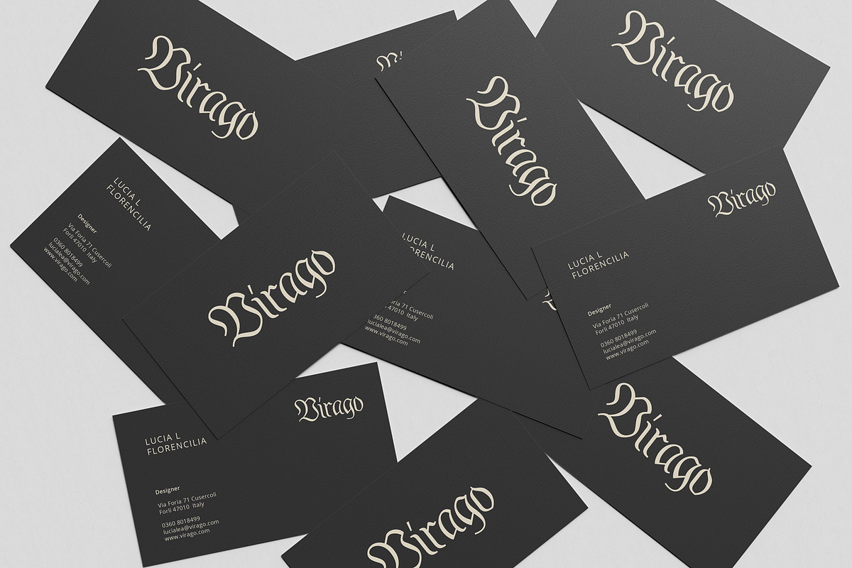 ED Vitinia, a Blackletter Font by Emyself Design (Photo 5 of 10)