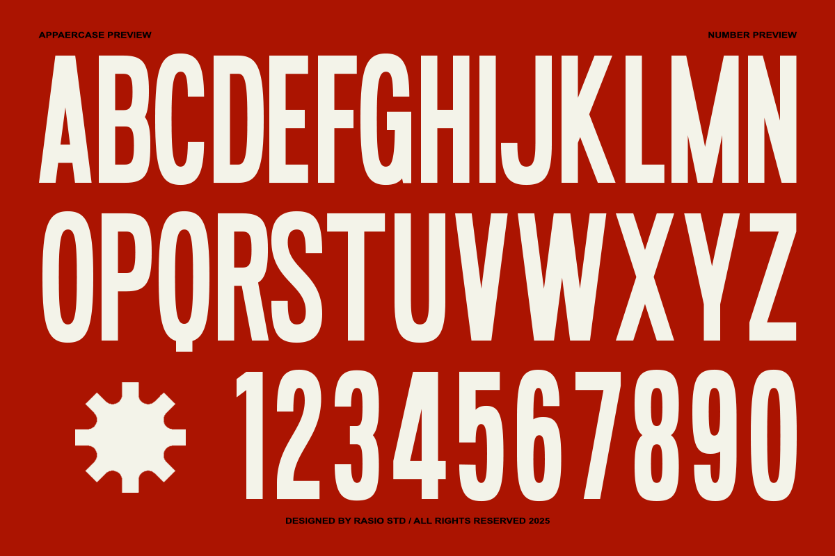 Mono Cremanio Modern Bold Font, a Sans Serif Font by Rasio Studio (Photo 2 of 12)