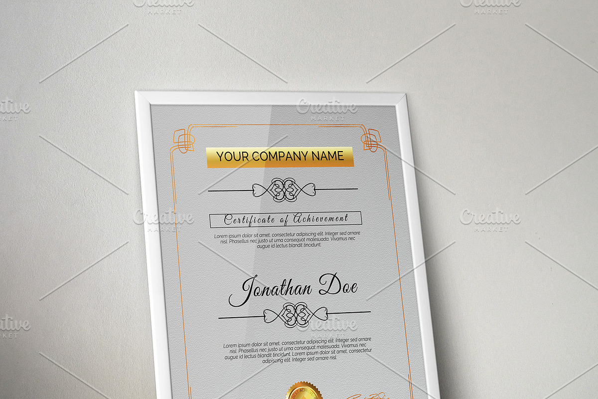 Certificate Template, a Stationery Template by Cristal Pioneer (Photo 4 of 4)