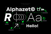 Alphazet Font-Family, a Sans Serif Font by Type Forward (Thumbnail 5 of 8)