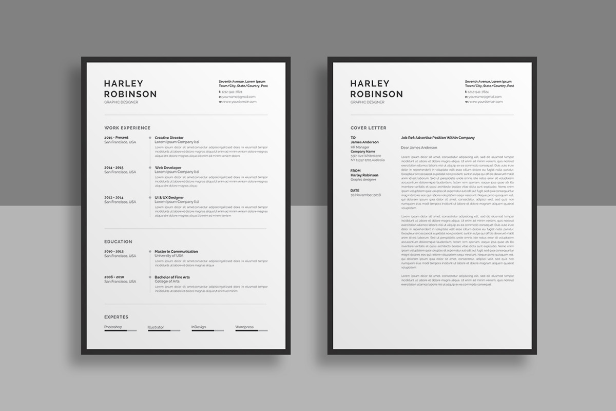 Resume/CV, a Resume Template by deviserpark (Photo 2 of 4)