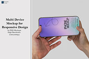 Multi Device Mockup for Responsive D, a Wearable Device Mockup by Ataku Design (Thumbnail 1 of 9)