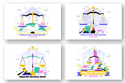 10 World Day of Social Justice, a Person Illustration by denayunebgt (Thumbnail 2 of 4)