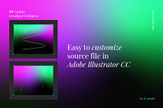 20 Aurora Gradients Set, a Texture Graphic by le-genda (Thumbnail 3 of 11)