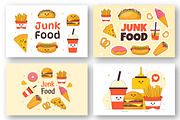9 Delicious Junk Food Illustration, a Food Illustration by denayunebgt (Thumbnail 2 of 3)