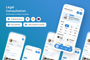 Lexvia Legal Consultation Mobile App, an App Template by productype1 (Thumbnail 1 of 5)