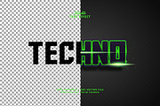 Text Effect Techno, a Layer Style Add-On by Navy Graphic (Thumbnail 2 of 2)