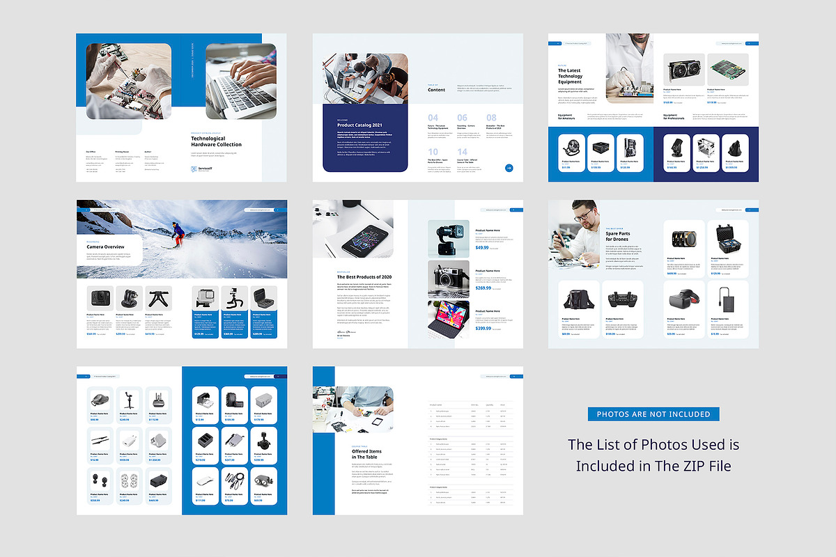 IT Service Product Catalog Template, a Brochure Template by artbart (Photo 4 of 6)