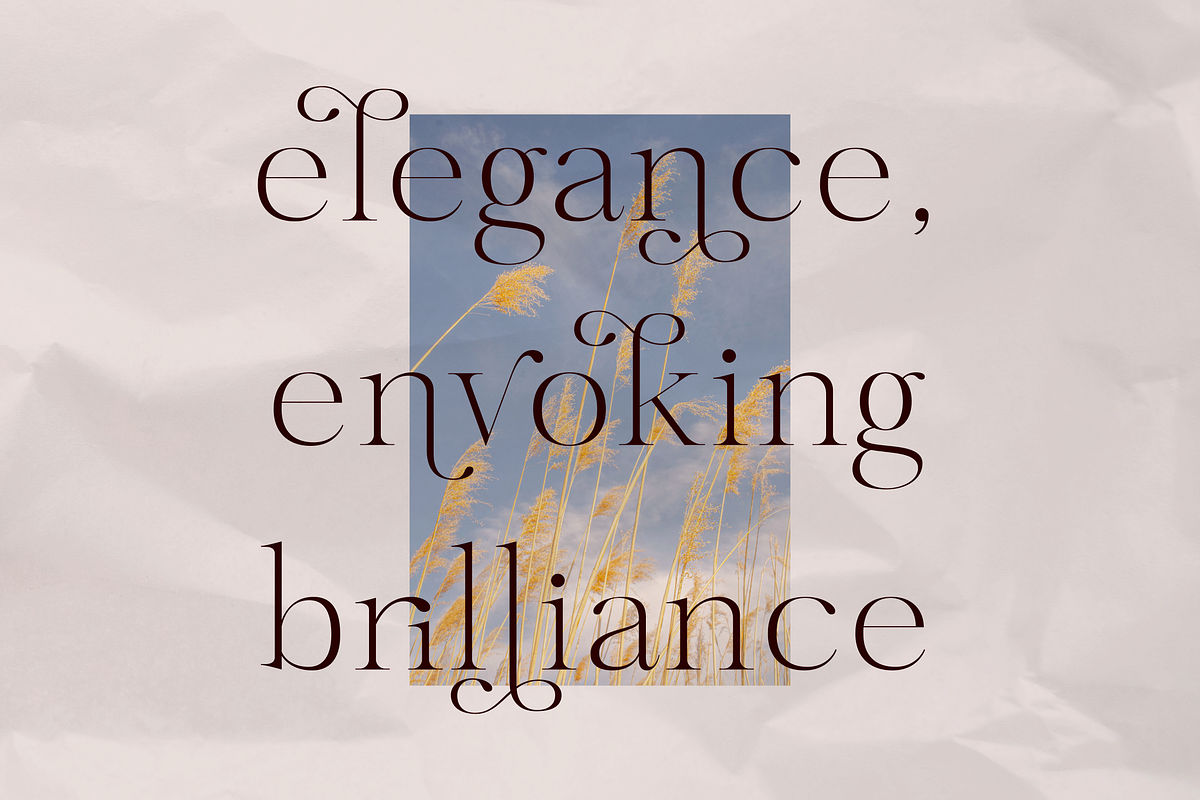 Gloriav, a Serif Font by Glyphofik x GudPap (Photo 5 of 9)