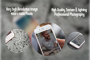 iPhone 6 Rose Gold Mock Up, an iPhone Mockup by Pixel Place (Thumbnail 3 of 6)