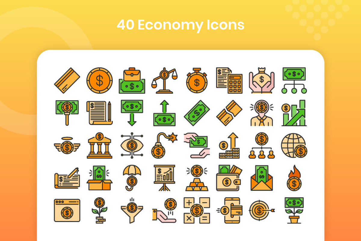 40 Economy - Filled Line, an Outline Icon by Kmg Design (Photo 2 of 2)