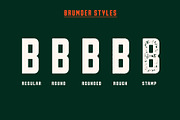 Brumder Font, a Sans Serif Font by trustha (Thumbnail 9 of 10)