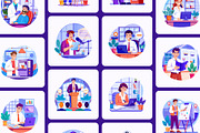 Job Illustrations Art Set, a Work Illustration by Prosymbols (Thumbnail 6 of 9)
