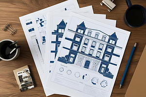 Architecture sketch, an Architecture Photo by ComfortQ