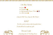 Cross Continent Wedding Invitation, an Invitation Template by Nhance (Thumbnail 2 of 4)